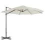 Sombrilla de jardín con base portátil color arena de vidaXL, Sombrillas - Ref: Foro24-276331, Precio: 274,52 €, Descuento: %