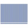 Toldo Retráctil Azul y 450 x 300 cm Tela y Metal