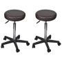 Bürohocker 2 Stück braunes Kunstleder von vidaXL, Bürostühle - Ref: Foro24-277178, Preis: 92,75 €, Rabatt: %