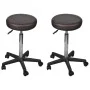 Taburetes de oficina 2 uds cuero sintético marrón de vidaXL, Sillas de oficina - Ref: Foro24-277178, Precio: 91,61 €, Descuen...