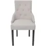 Dining chairs 6 units cream gray fabric by vidaXL, dining chairs - Ref: Foro24-272507, Price: 1,00 €, Discount: %