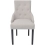 Esszimmerstühle 6 Einheiten cremegrauer Stoff von vidaXL, Essstühle - Ref: Foro24-272507, Preis: 1,00 €, Rabatt: %