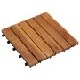 Porch tiles vertical pattern 30 pieces acacia 30x30 cm by vidaXL, Floors and carpets - Ref: Foro24-271791, Price: 108,75 €, D...