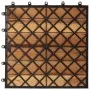 Porch tiles vertical pattern 30 pieces acacia 30x30 cm by vidaXL, Floors and carpets - Ref: Foro24-271791, Price: 108,75 €, D...