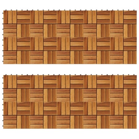 Akazien-Porchfliesen, 20 Stück, 30x30 cm. von vidaXL, Böden und Teppiche - Ref: Foro24-271792, Preis: 83,39 €, Rabatt: %