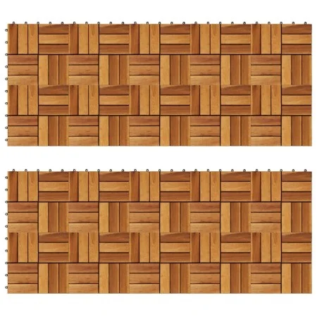 Baldosas de porche acacia 20 piezas 30x30 cm de vidaXL, Suelos y moquetas - Ref: Foro24-271792, Precio: 79,03 €, Descuento: %