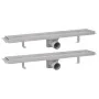 Linear shower drain 2 pcs bubble 630x140 mm stainless steel by vidaXL, Drains - Ref: Foro24-275948, Price: 102,22 €, Discount: %