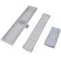Desagüe ducha lineal 2 pzs burbuja 630x140 mm acero inoxidable de vidaXL, Desagües - Ref: Foro24-275948, Precio: 104,24 €, De...