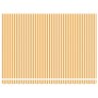 Toldo Retráctil Naranja y blanco 450x300 cm tela
