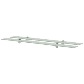 Floating shelves 2 units glass 8 mm 100x10 cm by vidaXL, Shelves and shelves - Ref: Foro24-3051517, Price: 39,85 €, Discount: %