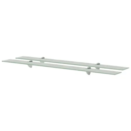 Estantes flotantes 2 unidades vidrio 8 mm 100x10 cm de vidaXL, Estantes y estanterías - Ref: Foro24-3051517, Precio: 40,38 €,...