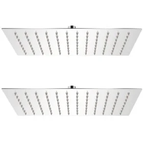 Cabezal de ducha efecto lluvia 2 pzs acero inoxidable 20x30 cm de vidaXL, Cabezales de ducha - Ref: Foro24-275944, Precio: 34...