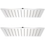 Rainfall shower head 2 pieces stainless steel 20x30 cm by vidaXL, shower heads - Ref: Foro24-275944, Price: 32,92 €, Discount: %