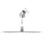 Rainfall shower head 2 pieces stainless steel 20x30 cm by vidaXL, shower heads - Ref: Foro24-275944, Price: 32,92 €, Discount: %