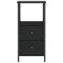 Nightstands 2 pcs engineered wood black 34x35.5x70 cm by vidaXL, Nightstands - Ref: Foro24-825944, Price: 104,29 €, Discount: %