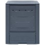 Compostadores de jardín 2 unidades gris 520 L 60x60x73 cm de vidaXL, Compostadores - Ref: Foro24-278919, Precio: 109,80 €, De...
