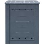 Compostadores de jardín 2 unidades gris 520 L 60x60x73 cm de vidaXL, Compostadores - Ref: Foro24-278919, Precio: 109,80 €, De...