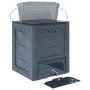 Compostadores de jardín 2 unidades gris 520 L 60x60x73 cm de vidaXL, Compostadores - Ref: Foro24-278919, Precio: 134,32 €, De...