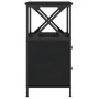 Nightstands 2 pcs engineered wood black 34x35.5x70 cm by vidaXL, Nightstands - Ref: Foro24-825944, Price: 104,29 €, Discount: %