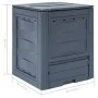 Compostadores de jardín 2 unidades gris 520 L 60x60x73 cm de vidaXL, Compostadores - Ref: Foro24-278919, Precio: 134,32 €, De...