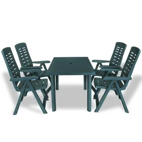Gartenmöbel-Set, 5-teilig, grünes Kunststoff-Gartenmöbel-Set von vidaXL, Gartensets - Ref: Foro24-275079, Preis: 556,98 €, Ra...