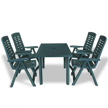 Gartenmöbel-Set, 5-teilig, grünes Kunststoff-Gartenmöbel-Set von vidaXL, Gartensets - Ref: Foro24-275079, Preis: 556,98 €, Ra...