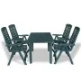 Gartenmöbel-Set, 5-teilig, grünes Kunststoff-Gartenmöbel-Set von vidaXL, Gartensets - Ref: Foro24-275079, Preis: 556,98 €, Ra...