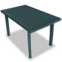 Juego de comedor de jardín 5 piezas plástico verde by vidaXL, Garden sets - Ref: Foro24-275079, Price: 526,17 €, Discount: %
