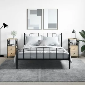 Nachttisch, 2 Stück, Holzwerkstoff, Sonoma-Eiche, 34 x 35,5 x 70 cm von vidaXL, Nachttische - Ref: Foro24-825946, Preis: 121,...