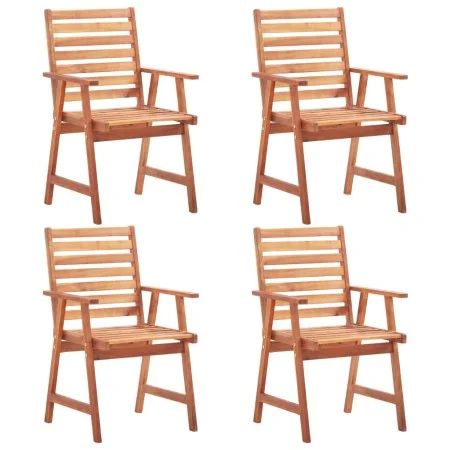 Garden dining chairs 4 units solid acacia wood by vidaXL, Garden chairs - Ref: Foro24-3051100, Price: 292,29 €, Discount: %