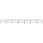 Gartenzaun mit Speerspitze aus schwarzem Stahl (1,25–1,5) x 11,9 m von vidaXL, Zaunpaneele - Ref: Foro24-277736, Preis: 549,1...