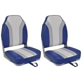 Klappbare Bootssitze mit hoher Rückenlehne 2 Einheiten von vidaXL, Teile für Segelboote - Ref: Foro24-279110, Preis: 157,81 €...