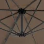 Garden umbrella with portable taupe base by vidaXL, Umbrellas - Ref: Foro24-276334, Price: 194,04 €, Discount: %