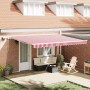 Toldo Retráctil with Manual 450 x 300 cm red and white