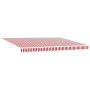 Toldo Retráctil with Manual 450 x 300 cm red and white