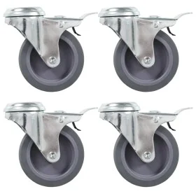 Swivel wheels with pin hole 8 units 75 mm by vidaXL, Material handling - Ref: Foro24-277856, Price: 35,72 €, Discount: %