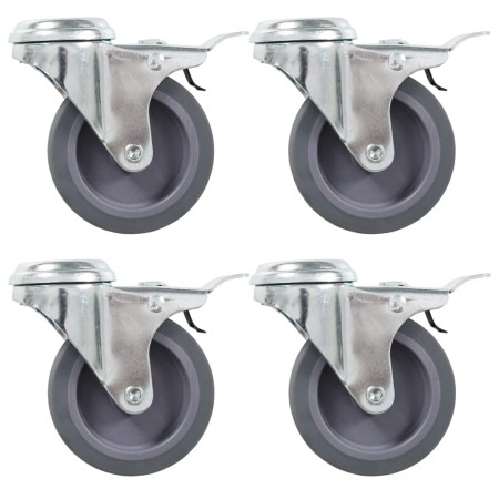 Swivel wheels with pin hole 8 units 75 mm by vidaXL, Material handling - Ref: Foro24-277856, Price: 36,38 €, Discount: %