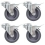 Swivel wheels with pin hole 8 units 75 mm by vidaXL, Material handling - Ref: Foro24-277856, Price: 36,38 €, Discount: %
