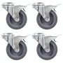 Swivel wheels with pin hole 8 units 75 mm by vidaXL, Material handling - Ref: Foro24-277856, Price: 35,72 €, Discount: %