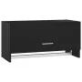 Schwarzer Sperrholzschrank 70x32,5x35 cm von vidaXL, Kleiderschränke - Ref: Foro24-808243, Preis: 37,63 €, Rabatt: %
