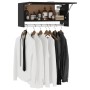 Schwarzer Sperrholzschrank 70x32,5x35 cm von vidaXL, Kleiderschränke - Ref: Foro24-808243, Preis: 37,63 €, Rabatt: %