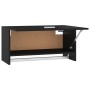 Schwarzer Sperrholzschrank 70x32,5x35 cm von vidaXL, Kleiderschränke - Ref: Foro24-808243, Preis: 37,63 €, Rabatt: %