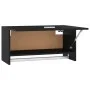 Schwarzer Sperrholzschrank 70x32,5x35 cm von vidaXL, Kleiderschränke - Ref: Foro24-808243, Preis: 37,63 €, Rabatt: %