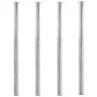 Telescopic table legs 4 units chrome 710 mm-1100 mm by vidaXL, Table legs - Ref: Foro24-3051486, Price: 95,59 €, Discount: %