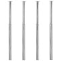 Teleskoptischbeine 4 Einheiten Chrom 710 mm-1100 mm von vidaXL, Tischbeine - Ref: Foro24-3051486, Preis: 93,51 €, Rabatt: %