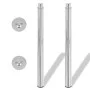 Telescopic table legs 4 units chrome 710 mm-1100 mm by vidaXL, Table legs - Ref: Foro24-3051486, Price: 95,59 €, Discount: %