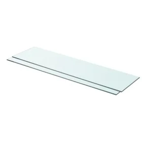 Shelves 2 units transparent glass panel 80x20 cm by vidaXL, Shelves and shelves - Ref: Foro24-3051574, Price: 42,79 €, Discou...