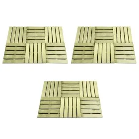Verandafliesen 18 Einheiten grünes Holz 50x50 cm von vidaXL, Böden und Teppiche - Ref: Foro24-276431, Preis: 181,35 €, Rabatt: %