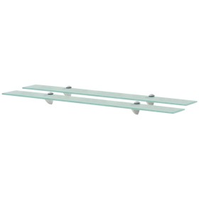 Estantes flotantes 2 unidades vidrio 8 mm 90x10 cm de vidaXL, Estantes y estanterías - Ref: Foro24-3051500, Precio: 49,09 €, ...