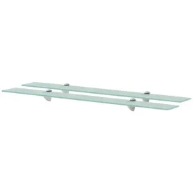 Schweberegale 2 Einheiten Glas 8 mm 90x10 cm von vidaXL, Regale und Regale - Ref: Foro24-3051500, Preis: 40,28 €, Rabatt: %